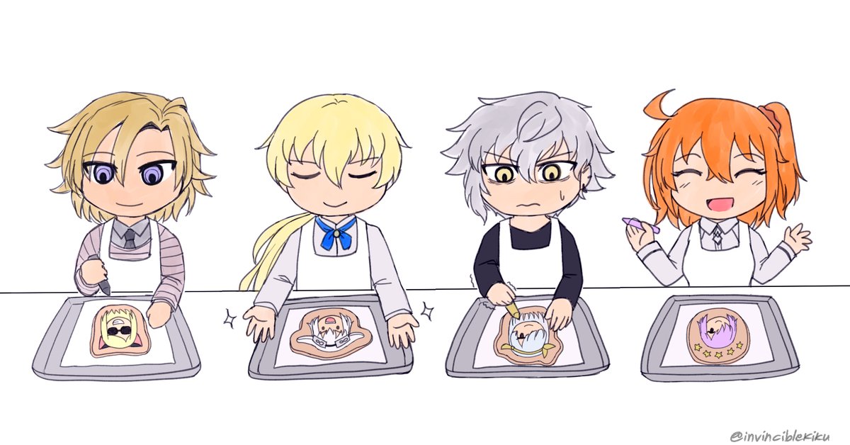 invinciblekiku's tweet photo. #CrypterWeek2023 Day 3: Baking/Bonding
Making cookies of their servant https://t.co/8urVbXW7ra