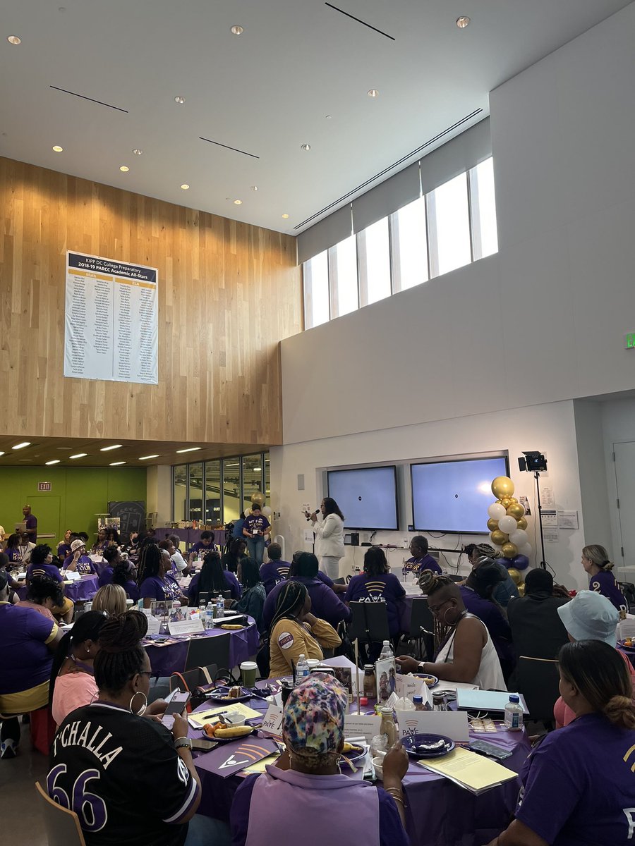 dcpave's tweet photo. And the best day of the year is BACK! The FIFTH Annual PAVE Parent Policy Summit is getting started and y’all brought the #PurpleWave! https://t.co/DDQHvOBk2P