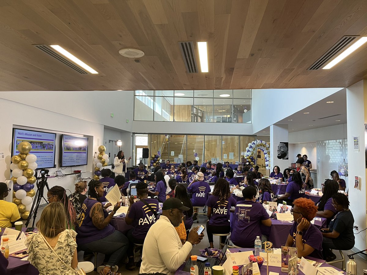 dcpave's tweet photo. And the best day of the year is BACK! The FIFTH Annual PAVE Parent Policy Summit is getting started and y’all brought the #PurpleWave! https://t.co/DDQHvOBk2P