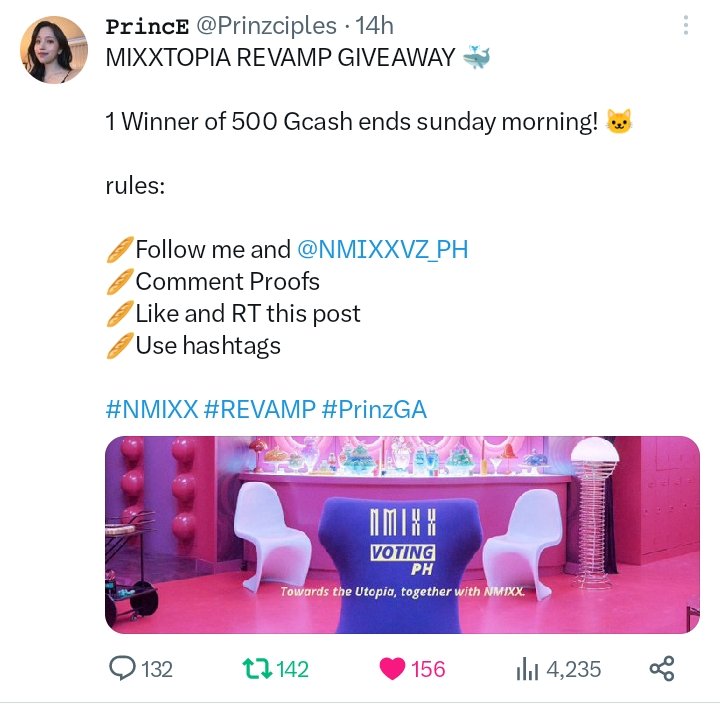 Jzyellow's tweet photo. @Prinzciples @NMIXXVZ_PH Doneee!

#NMIXX #REVAMP #PrinzGA https://t.co/wTUItBBS4x