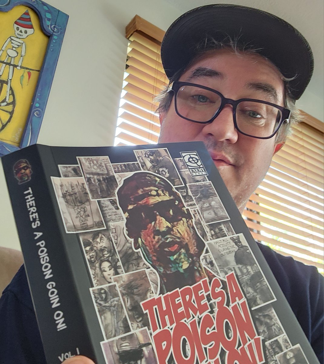 Denierio's tweet photo. Imma be busy for a few, cause I'm reading and soaking in all this. Thank you @MrChuckD for dropping this set and for making me live forever. @PublicEnemyFTP @AkashicBooks #STEWdio #DOPE https://t.co/RC6JGUPl2B
