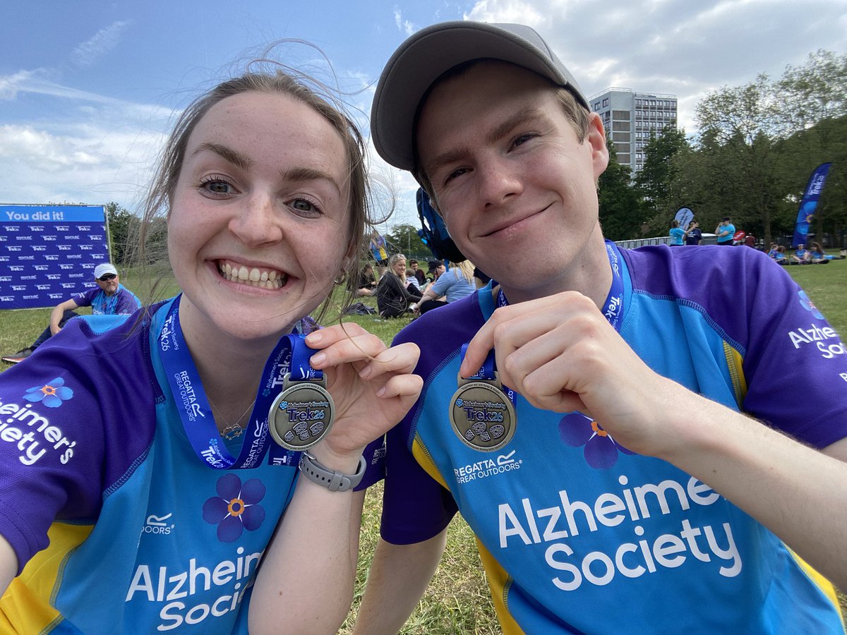 I’ve had worse days 😍 thanks to everyone who sponsored our marathon hike, there’s still some time if you’d like to help boost <a href="/alzheimerssoc/">Alzheimer's Society</a> past the £500,000 mark!

Link: justgiving.com/fundraising/ch…