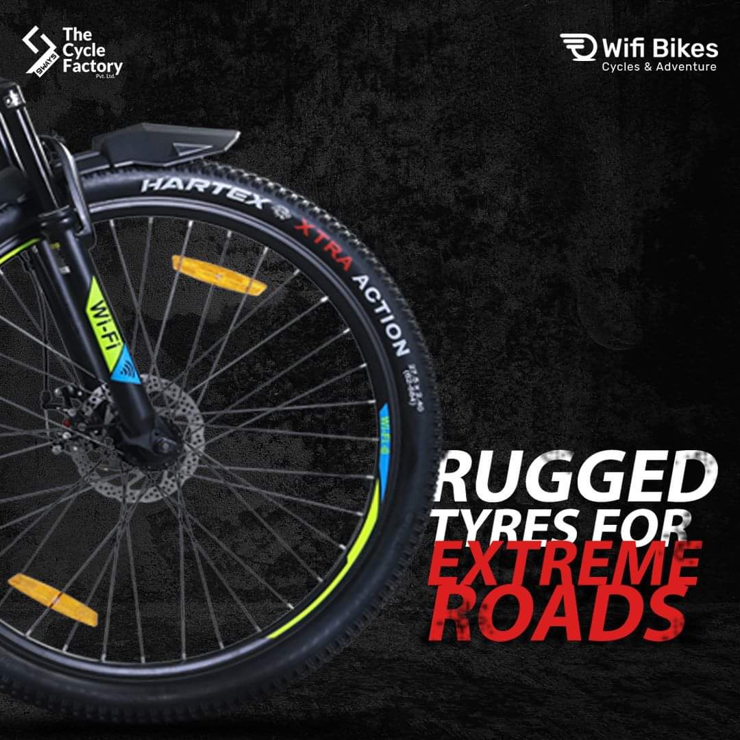 wifibikes's tweet photo. Let the journey begin with #WiFiBikes, the latest in biking technology. Our bikes are equipped with the highest-quality tires - #Hartex - to ensure a smooth and safe ride. Get ready to explore the world with the perfect companion - WiFiBikes!
#BikingAdventures #TechReady #MTB https://t.co/SF0q78PGh5