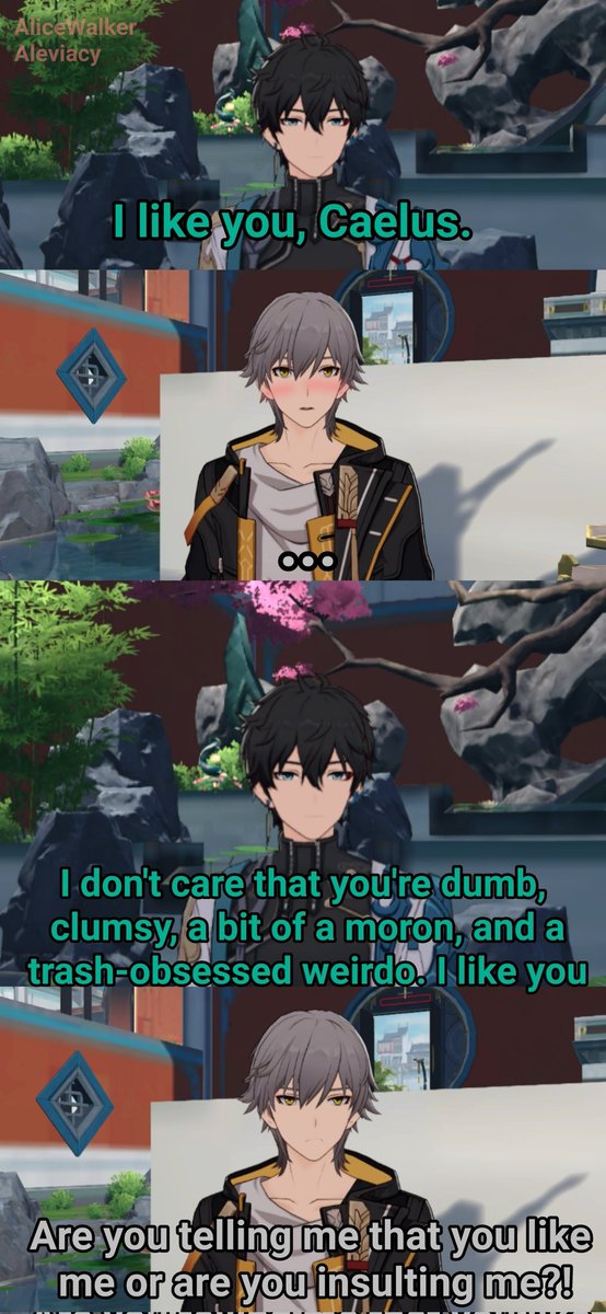 AliceAlevW's tweet photo. The important thing is that he is telling you that he likes you, Caelus!
#丹穹 #dancae #danlus #danheng #caelus #HonkaiStarRail #hsr https://t.co/r81aWSW6sN