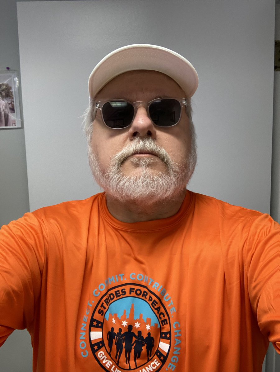 Frank_The_K's tweet photo. #WearOrange #StridesForPeace! https://t.co/iYCAk7VWHu