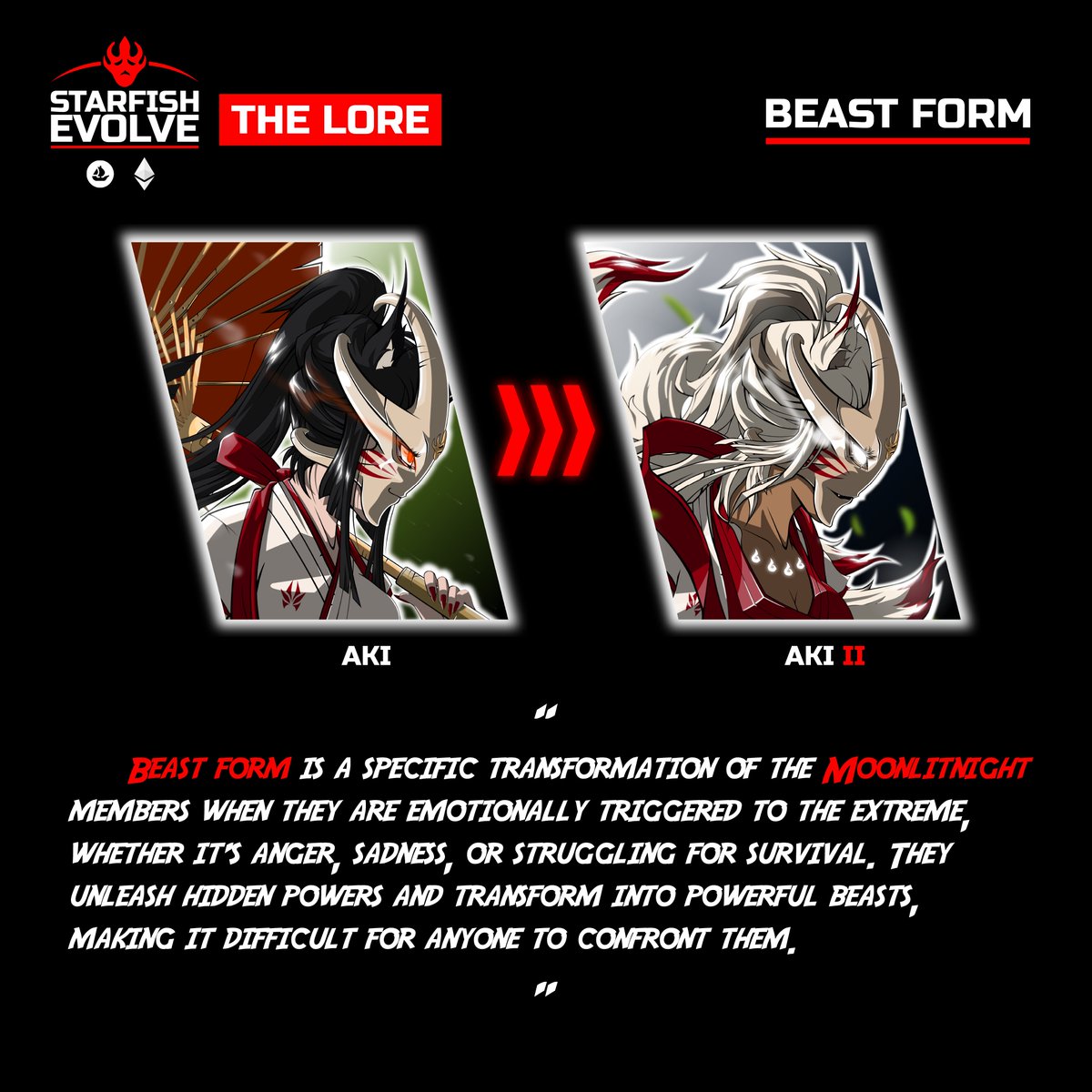 starfish_evo's tweet photo. STARFISH EVOLVE
THE LORE 

--------

BEAST FORM

Hope you enjoy seeing some of your favorite characters in different versions. 🙂

#StarfishEvolve

--------

@opensea
#Collectibles 
@StarfishFiercer https://t.co/GO4yhvPm0G