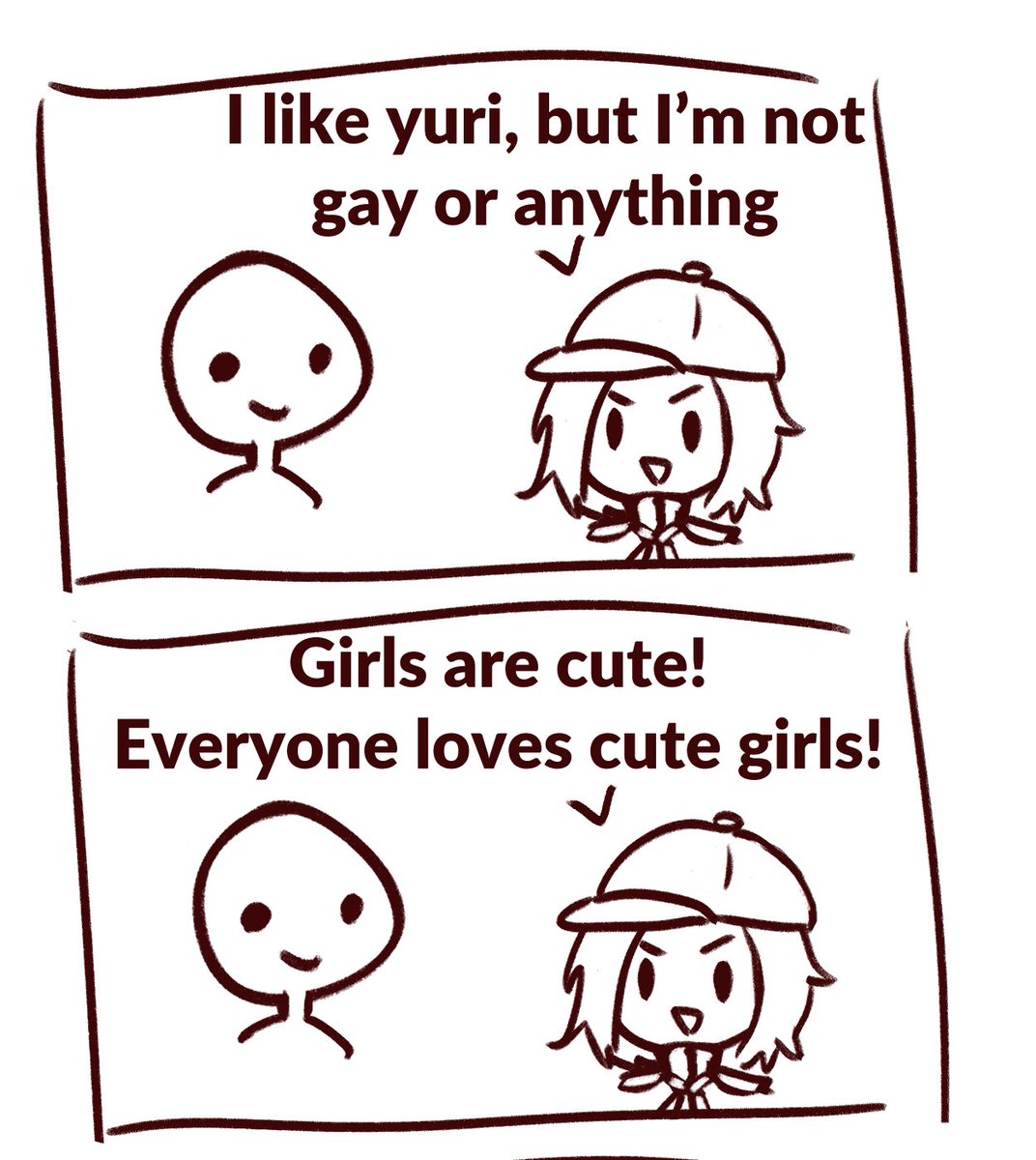XinChan_'s tweet photo. I saw a comic like this in middle school and that’s how I found out I was gay
Happy pride https://t.co/xcHlPOU9Sw