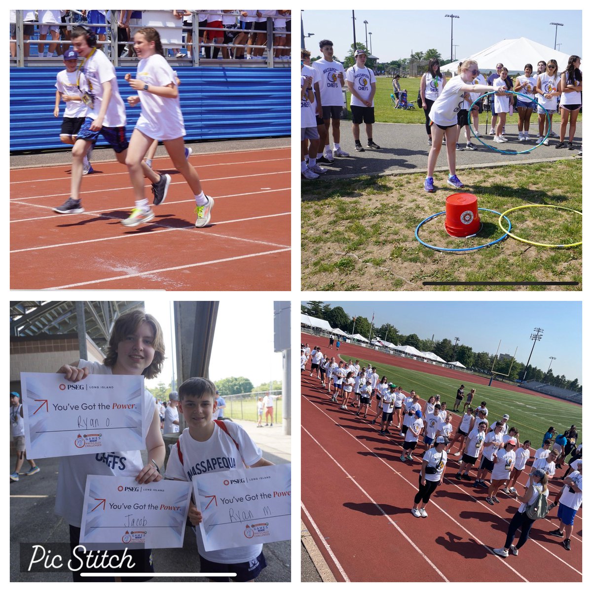 CoachHoffBMS's tweet photo. A wonderful day for the Massapequa School District at the Empire Victory Games held at Mitchel Field yesterday!  With 87 participating student athletes, 350 student boosters, dozens of teachers and family members all enjoying a great day!! https://t.co/ehsNLn0kYe