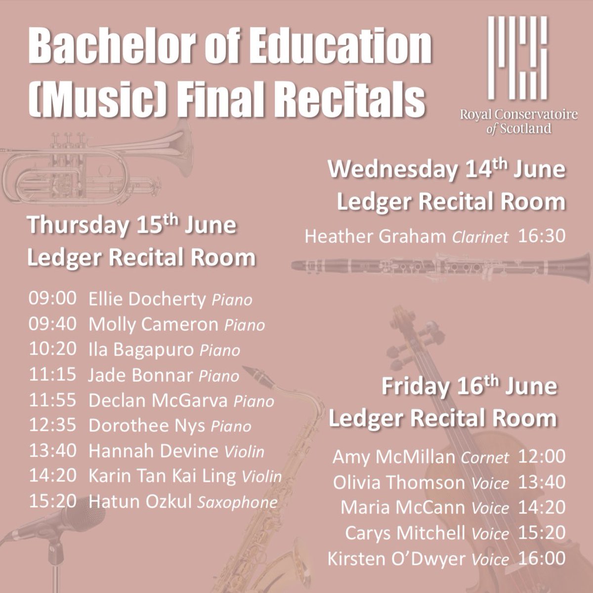 BEd Music Department tweet media