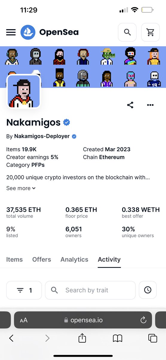 thinkician's tweet photo. Simple logic

Both collections 25,000 nfts each 

1 collection is 4 months old and has 6051 holders

1 collection is less than 24 hours old and has 6381 holders https://t.co/SImJYWYVtn