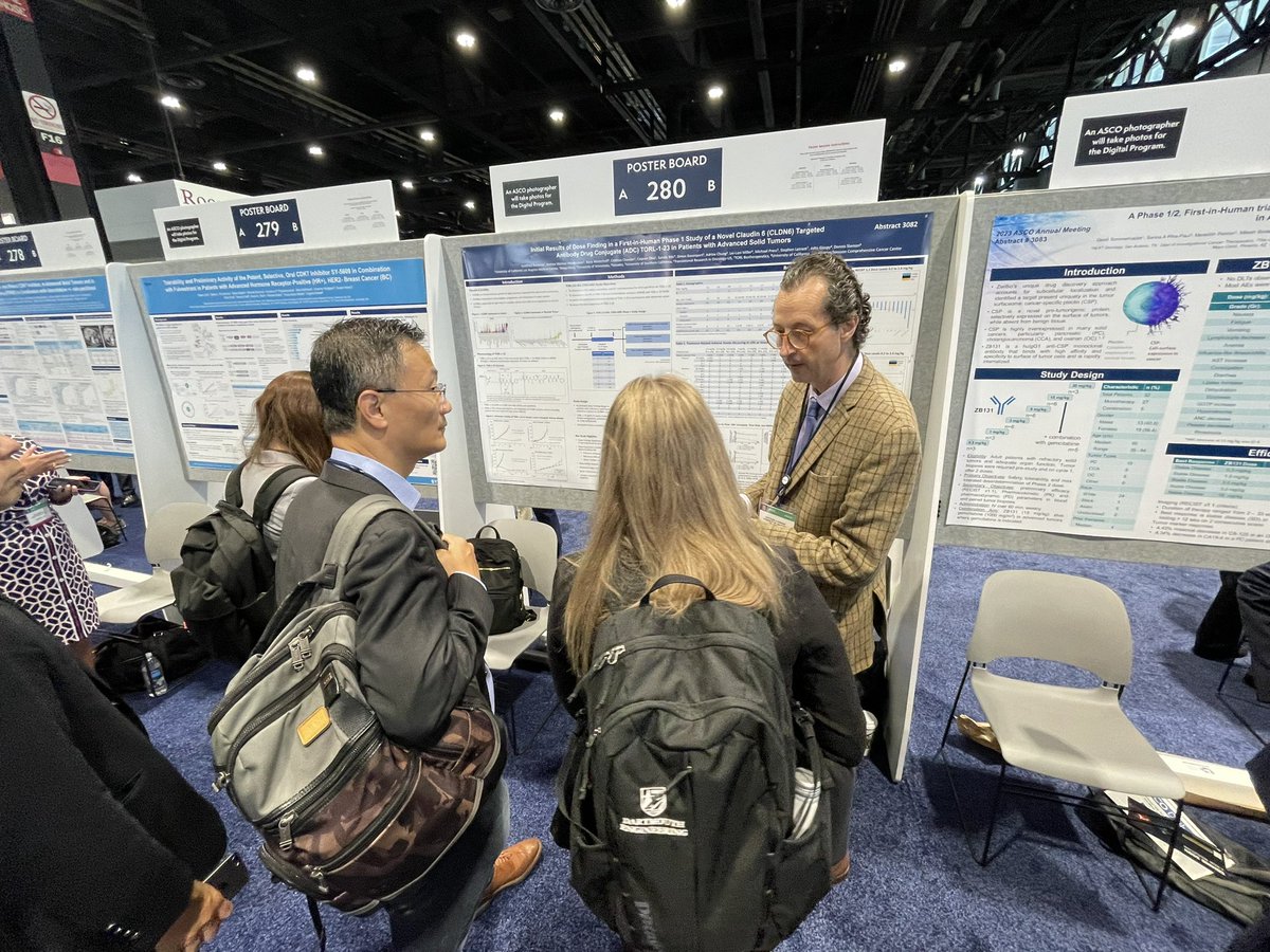 UCLAJCCC's tweet photo. #ASCO23 Dr. Gottfried Konecny shares initial results from the first-in-human study that evaluated the safety and tolerability of TORL-1-23 in patients with advanced cancer. @UCLAHealth https://t.co/wcjVgz3MRG