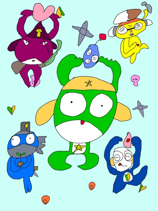 リクエストありがとうございます! 早速描きました  夫『ケロロ二等兵』  #ケロロ軍曹