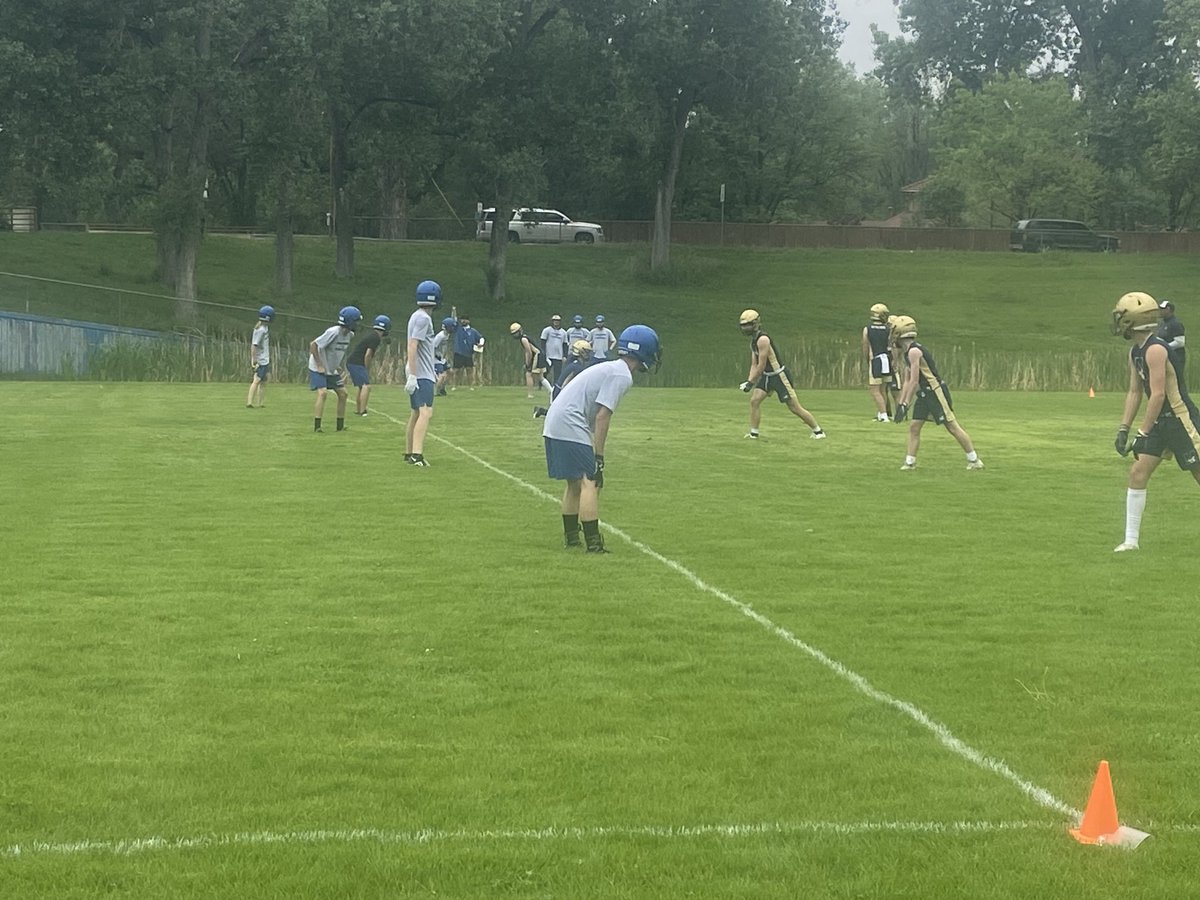 Jv in action at our 7 on 7.