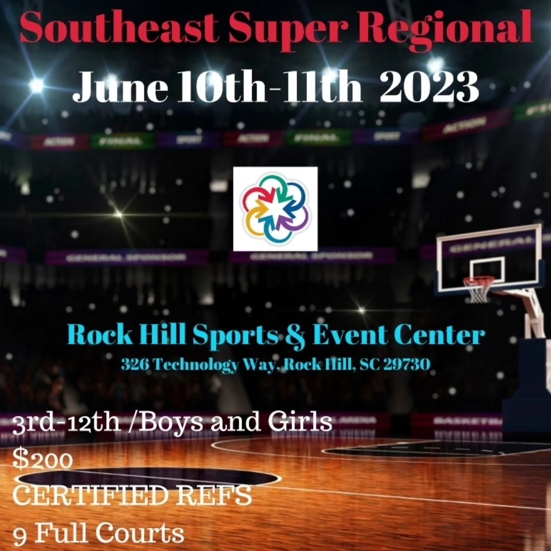SuperSoutheast's tweet photo. 💥One week away from tipoff💥
🔥It's Heating Up🔥
Registration ends this weekend‼️🏀
3rd-12th Boys and Girls
9 Courts, 1 Facility
Certified Refs, World Class Facility💯
https://t.co/ksl0yqpQ3M
#aau #ntba #teammates #southeastsuperregional
#RockHillSportsandEventaCenter
#madehoop https://t.co/ZjZdfzfoZR