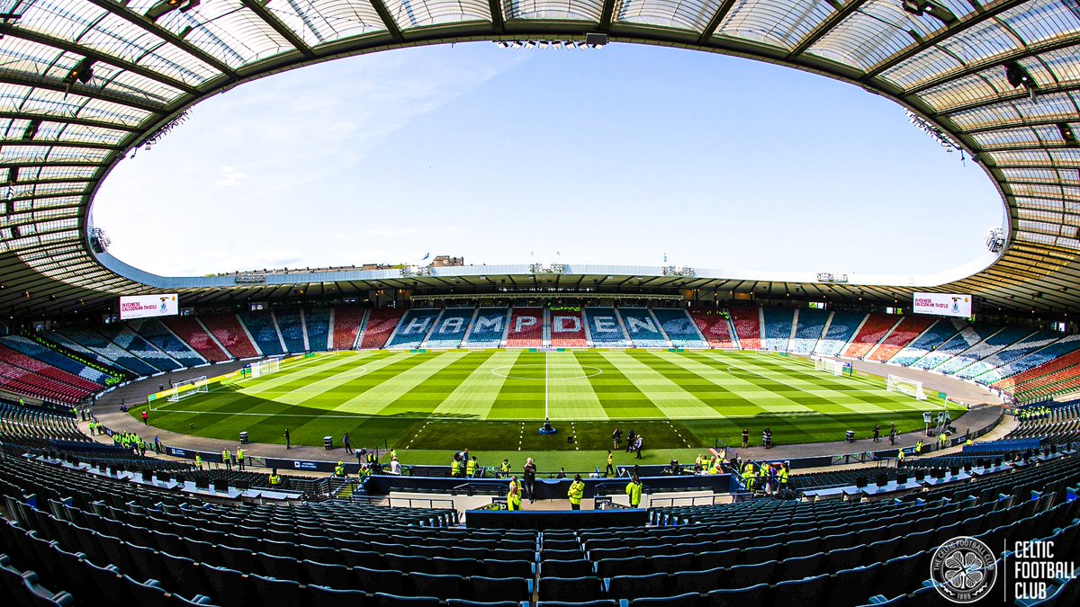 ☀ Hampden in the Sun! 

#CELICT | #ScottishCupFinal | #COYBIG🍀