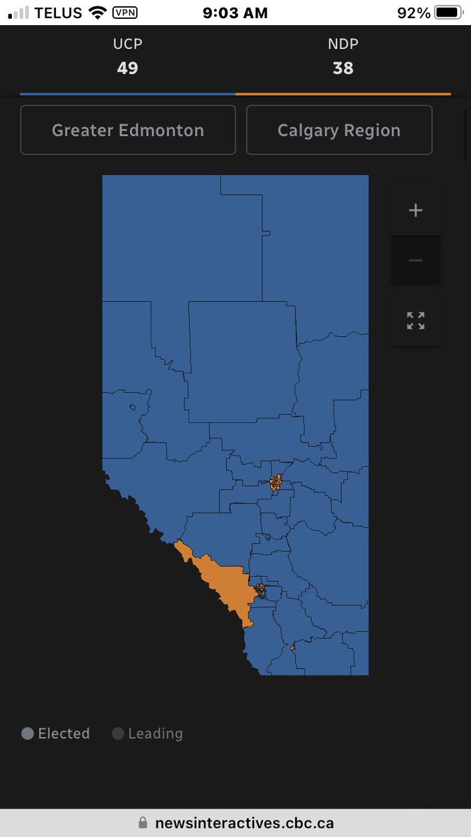 @MichelleBaerNDP Not sure what “orangification” is but I’m guessing it involves a lot of mental illness….clearly most of the province was blued. To the tune if a majority government.