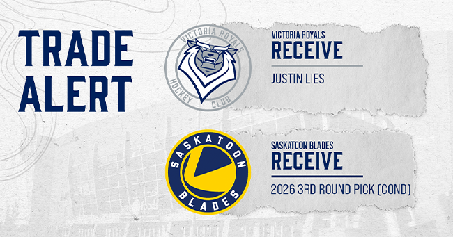 Royals Acquire Justin Lies in Exchange for a Draft Pick is.gd/nKsLrU #FlinFlon #Hockey #JustinLies #Manitoba #SaskatoonBlades #VictoriaRoyals #Whl