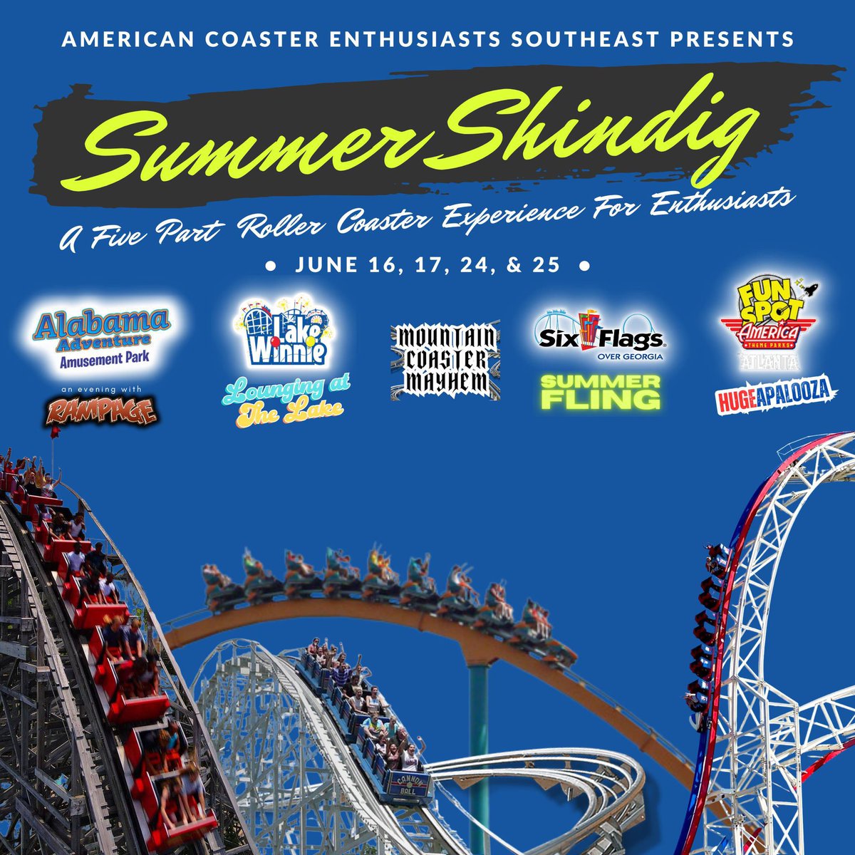 ACESoutheast's tweet photo. Tick tock procrastinators! If you were waiting until the last minute to decide to attend, that time has finally arrived! Registration for all of our Summer Shindig events closes TONIGHT, June 3, at 11:59pm (ET). Visit our Facebook page for links to register! https://t.co/Xq7w24jpWW