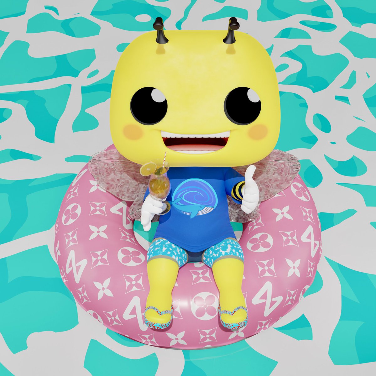WALOlabs_NEAR's tweet photo. Hi #ChiBee and #NEARProtocol fam! If you are holding a #ChiBee you’ll get this one for free!!! A summer ready bee!!!. 

Collect a bee and support @beetogether_org and us on #paras: https://t.co/a1ld74AiTh

#NEAR #NEARistheBOS  #NEARnft #NFT #NFTCommunity #NFTGiveaway #NFTs https://t.co/kxaJySalSx