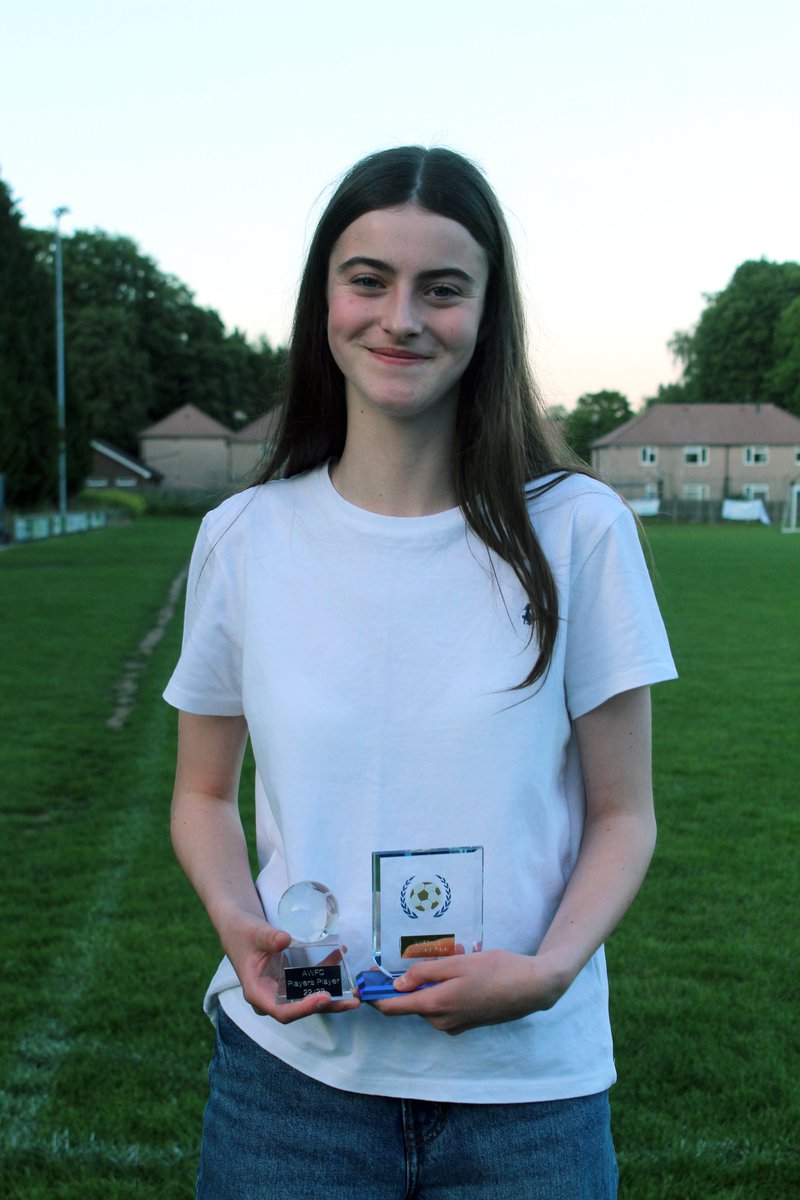 Mia Sherrard of the Pennies U16s has also seen action with our U19s and 1st team in 2022/23 - congratulations Mia on your fabulous season 💙 U16 Supporters' award U16s Players' player 1st team - Club girl @AberWFC_juniors @AberVoice @AberChronicle