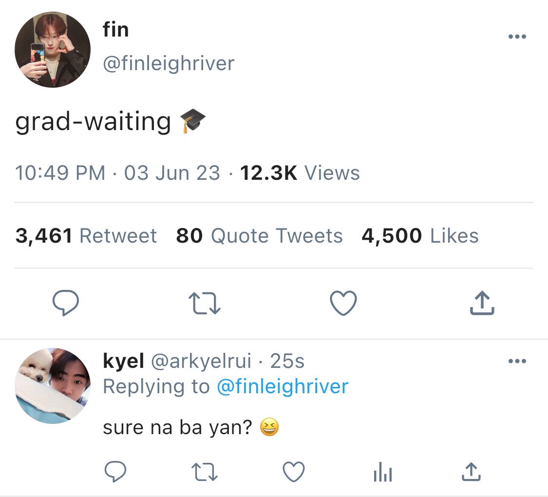 jliemsssss's tweet photo. 𝐚𝐟𝐭𝐞𝐫 𝟏𝟎 𝐲𝐞𝐚𝐫𝐬 𝐨𝐟 𝐛𝐞𝐢𝐧𝐠 𝐡𝐨𝐩𝐞𝐥𝐞𝐬𝐬𝐥𝐲 𝐢𝐧𝐥𝐨𝐯𝐞 𝐭𝐨 𝐡𝐢𝐬 𝐛𝐞𝐬𝐭𝐟𝐫𝐢𝐞𝐧𝐝, 𝐟𝐢𝐧𝐥𝐞𝐢𝐠𝐡 (𝐬𝐧) 𝐜𝐚𝐧 𝐟𝐢𝐧𝐚𝐥𝐥𝐲 𝐬𝐚𝐲..

"𝑔𝑟𝑎𝑑𝑢𝑎𝑡𝑒 𝑛𝑎'𝑘𝑜 𝑠𝑎𝑦𝑜", a #sunsun au. https://t.co/ULe6ffzQWK