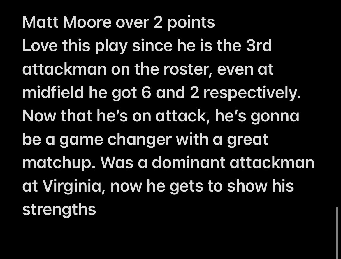 LLodre's tweet photo. Here are my plays for Saturday’s games. Top 3 are Moore, Teat and Schreiber. So glad that #LAXISBACK! Let’s eat!!! #PrizePicks https://t.co/bSpsOGsbxn
