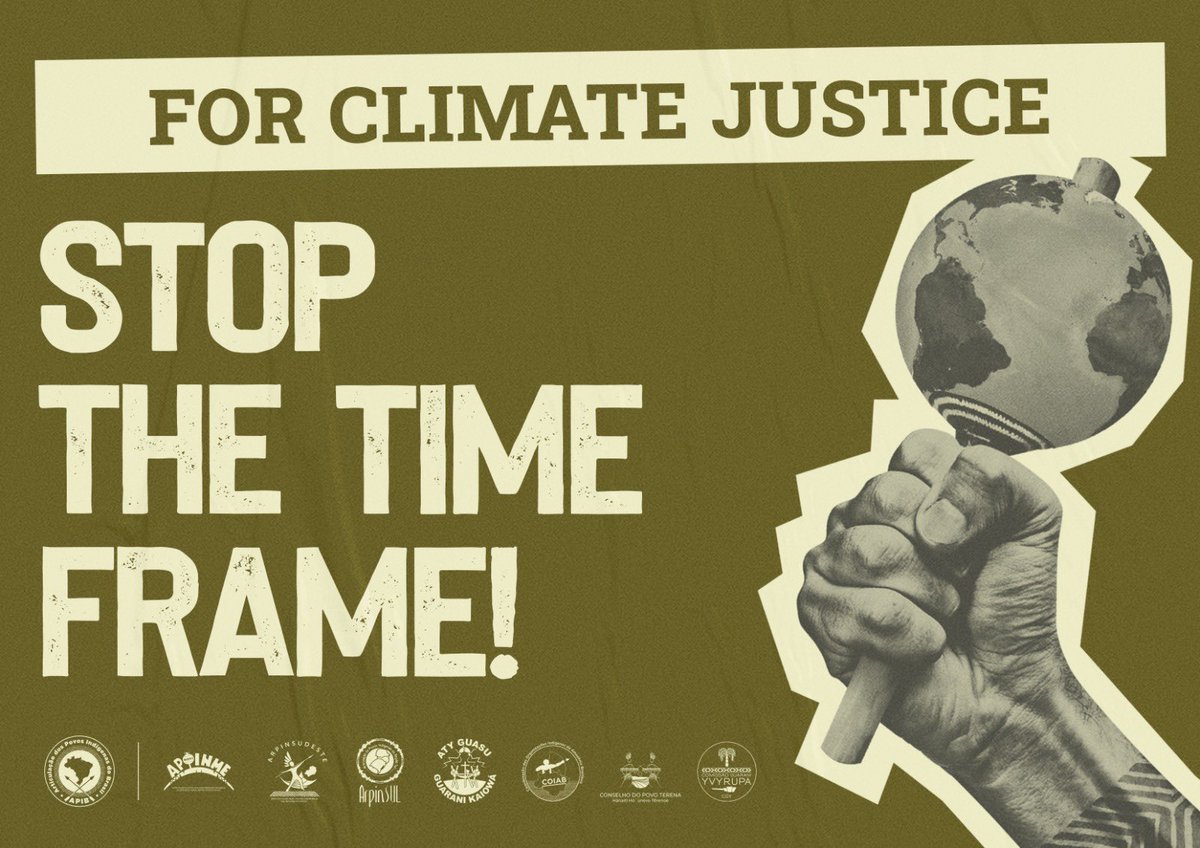 Guardians of #biodiversity, Indigenous Peoples are those most responsible for keeping our environment healthy. DEFENDING their territories is safeguarding the future of Brazil and the quality of life of future generations!  

#MarcoTemporalNo
#NoTimeLimitTrick