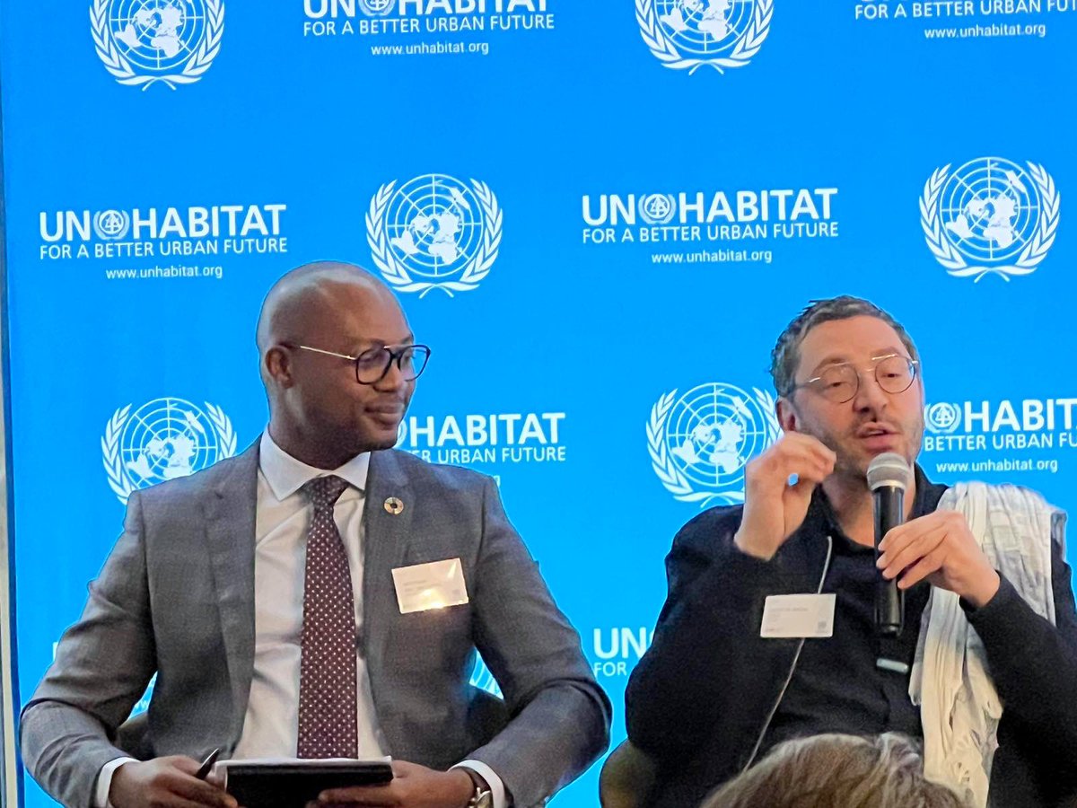 KaoMoshe's tweet image. At the UN-HABITAT  Business Roundtable. Make It Happen in Cities. 
#DataManagementPlatforms
#SDG1000cities
#Impact
#ResilienceCities