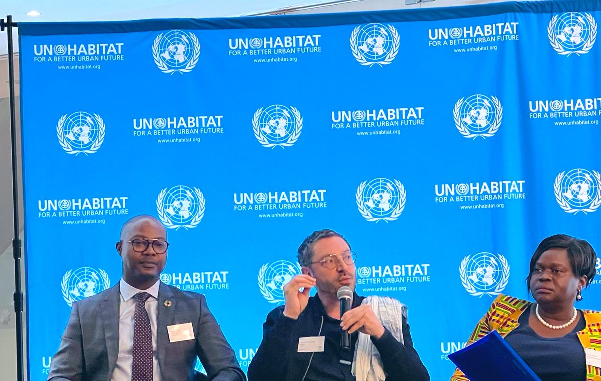 KaoMoshe's tweet image. At the UN-HABITAT  Business Roundtable. Make It Happen in Cities. 
#DataManagementPlatforms
#SDG1000cities
#Impact
#ResilienceCities