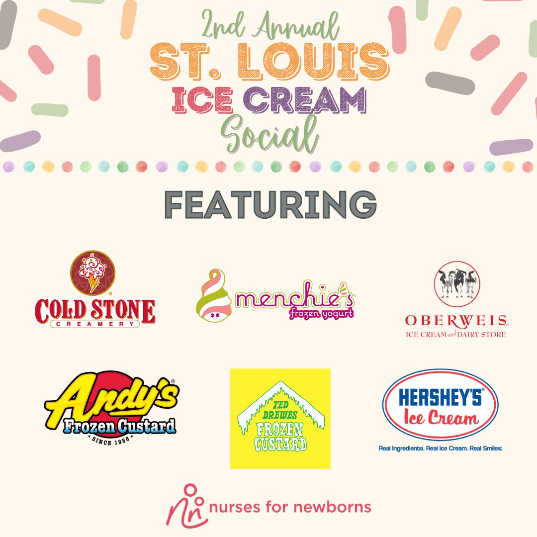 nurses4newborns's tweet photo. Are you getting excited for the 2nd Annual St. Louis Ice Cream Social TOMORROW?? Maybe this will pique your interest! 

Grab your tickets today! $10 for individuals or $25 for families (kids under 3 are free) https://t.co/mn8Yh5SwU7

#ForTheBabies #STLEvent #ForestParkForever https://t.co/eAIRb85mMK