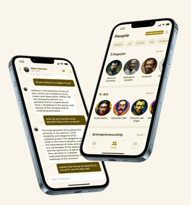 emmabpass's tweet photo. Here's another cool AI tool: Hello History is an app that allows you to have a conversation with a historical figure from your current unit of study. Pair this tool with research and QFT questioning. More AI tools: https://t.co/bbxqONuxnZ #ai #education https://t.co/HZIKzdEXHl