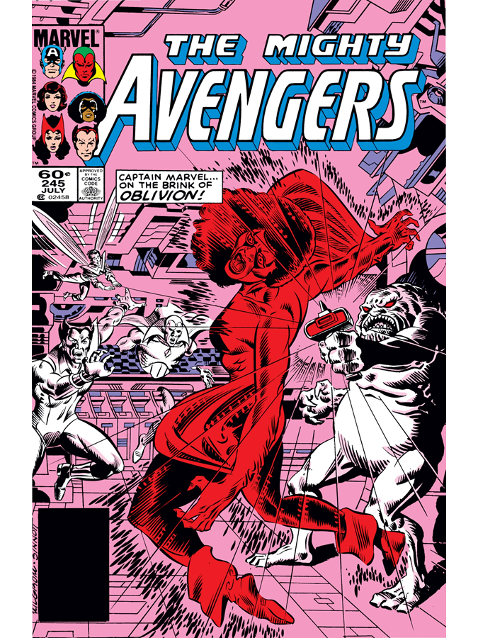 Fabian Burkhart on Twitter "RT ClassicMarvel_ Avengers 245 cover