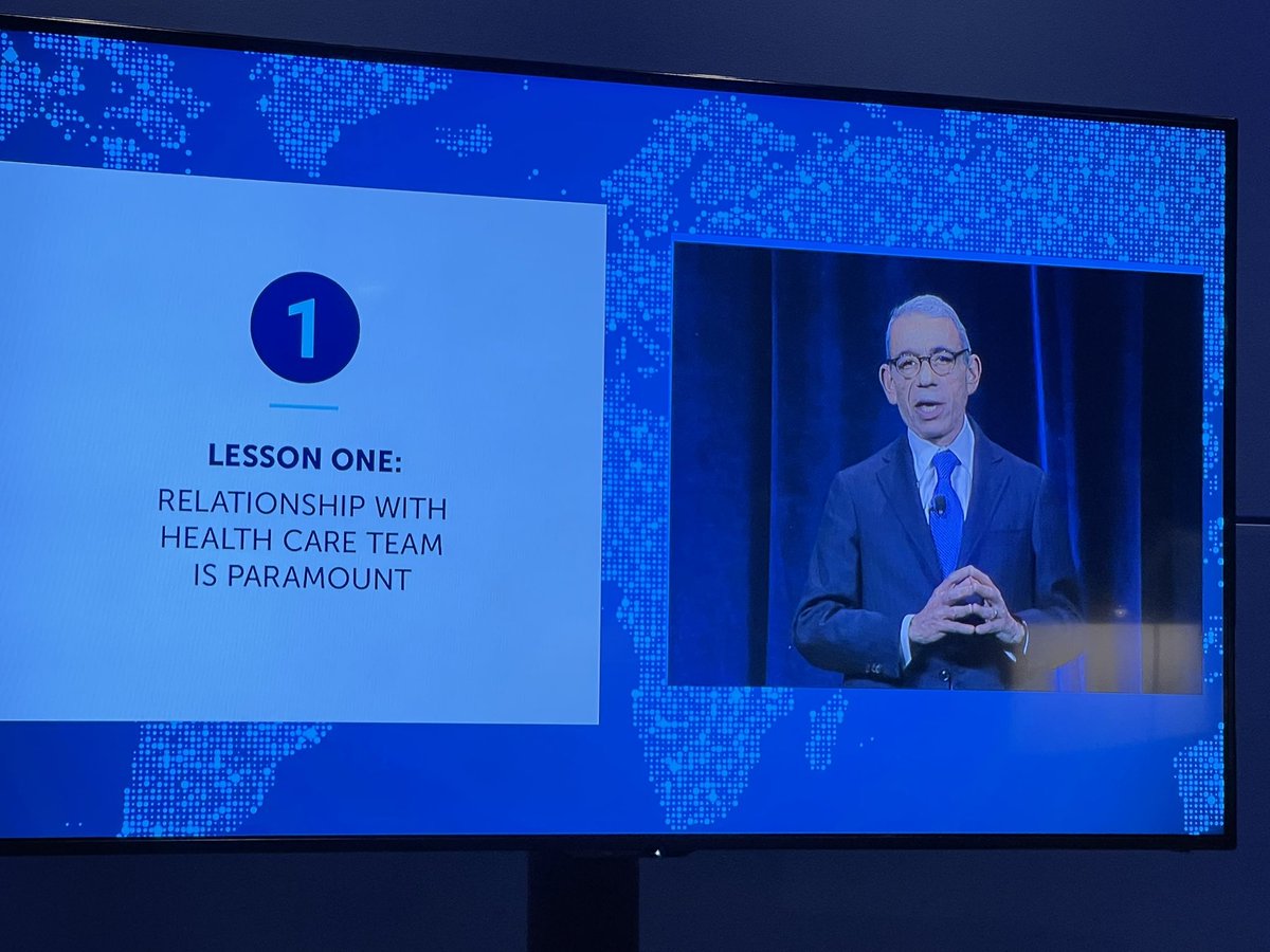 GlopesMd's tweet photo. I’m his own words - @ASCOPres Lessons learned - @asco #asco23 https://t.co/U6JkOhtJpq