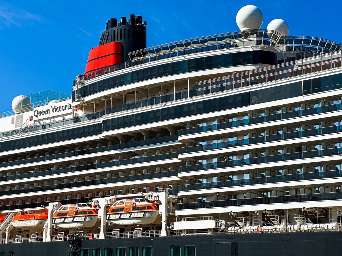 ⚓️ | Cunard Line’s Queen Victoria is docked in Liverpool today to join special commemorations of the 80th anniversary of the Battle of the Atlantic. #BOA80 

READ MORE 👉 bit.ly/3C7VLLd