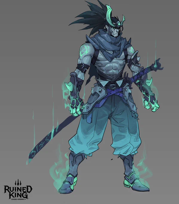 Always cool to see these models take on my previous skin concepts for #ruinedking #humanartist #artstyle #LeagueOfLegends #characterart   Big props to the artists below,  