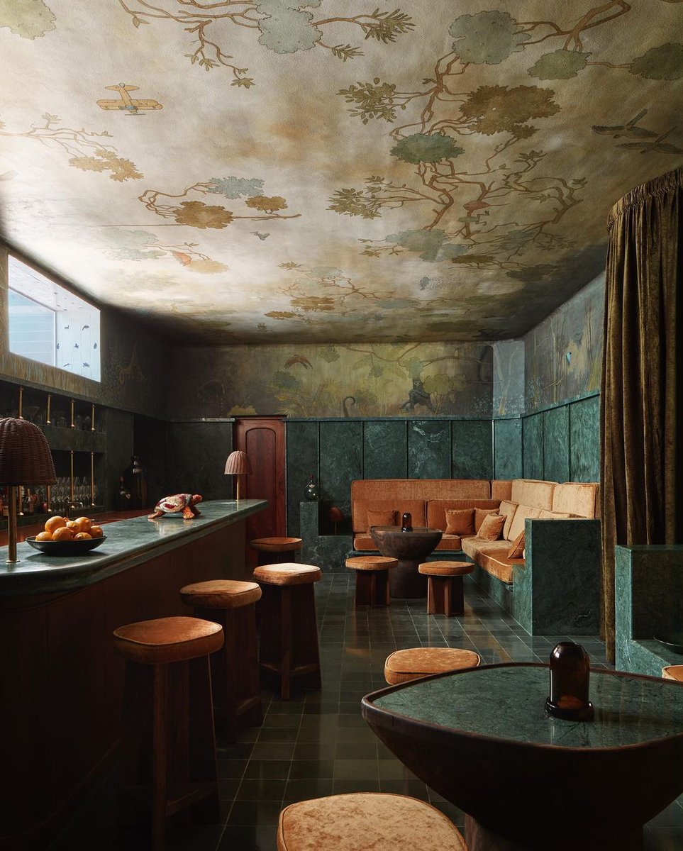 ২ on Twitter: "the stunning speakeasy design for Hotel Esencia at Tulum ...