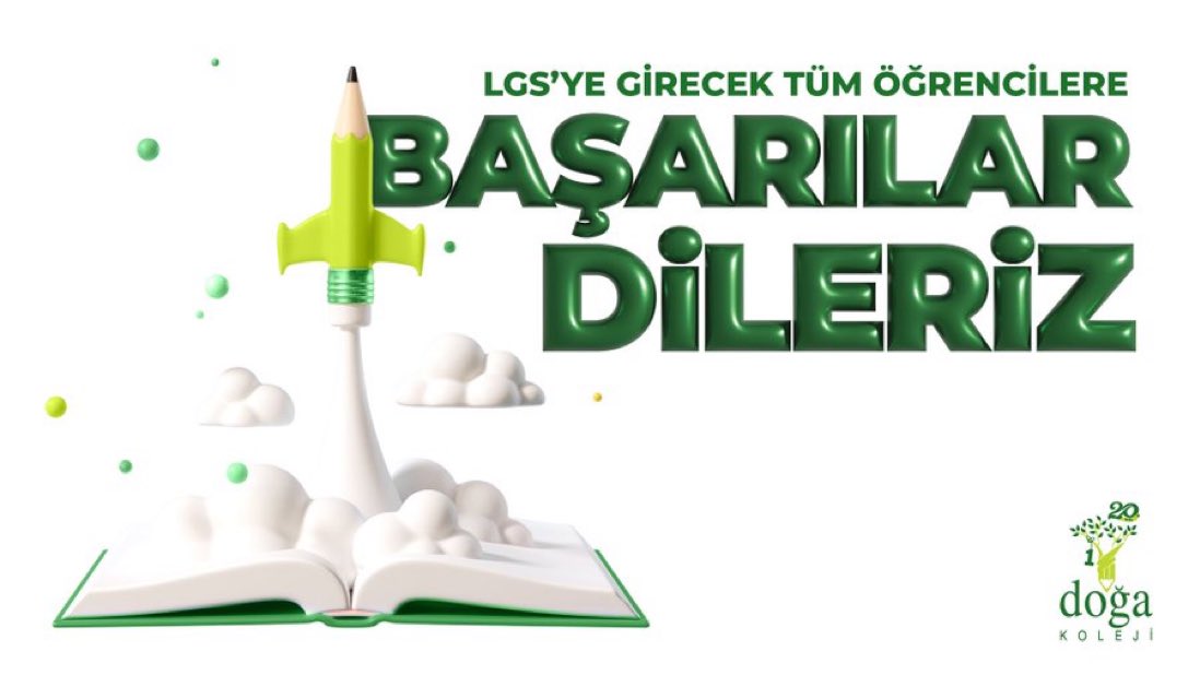 Yarın #LGS'ye girecek tüm öğrencilere başarılar dileriz...