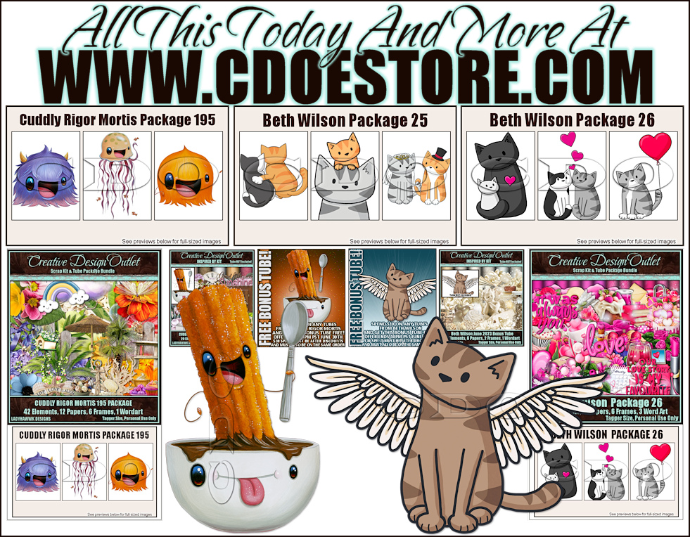 OfficialCDO's tweet photo. We have NEW tubes from Cuddly Rigor Mortis & Beth Wilson today with matching kits and FREE BONUS TUBES! https://t.co/CoHU1JiDNJ
#SigTags #Taggers #tags #ScrapKits #PNG #PSP #PSD #PSPTubes #Tubes #PaintShopPro #Photoshop #Corel #Adobe #DigitalArt #CuddlyRigorMortis #BethWilson https://t.co/pjjBZzfRsw