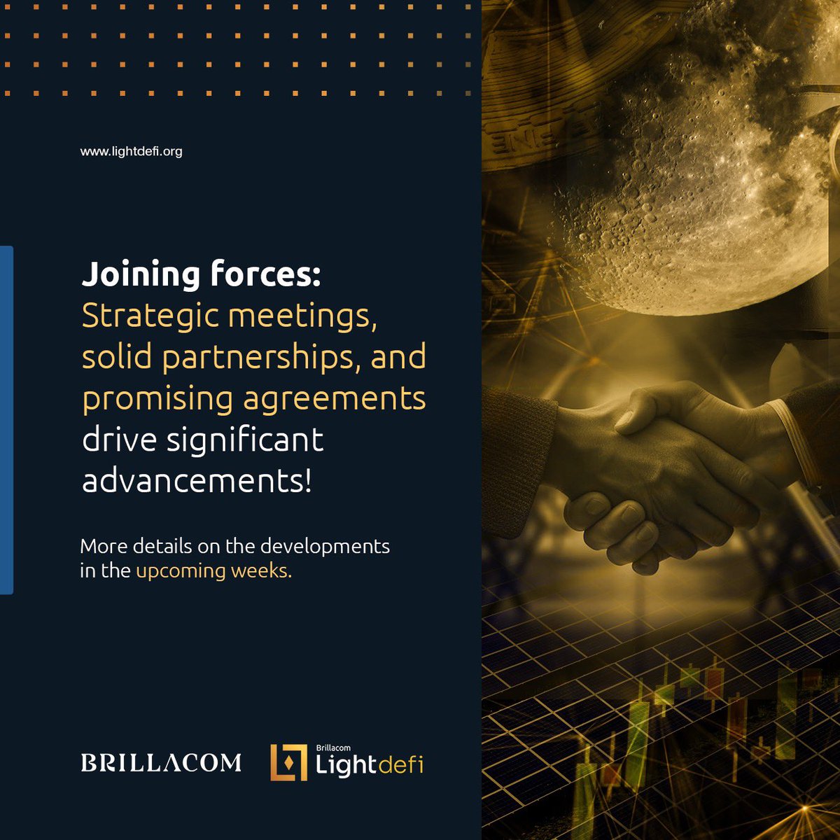 Light_DeFi's tweet photo. 🟢🟢🟢🟢🟢🟢🔥🔥🔥☀️💪🏼 Light Defi is forging ahead with strategic meetings, solid partnerships, and promising agreements, propelling remarkable advancements in the world of decentralized finance. Stay tuned for exciting updates in the weeks to come! #LightDefi #DeFi #bsc #innovation