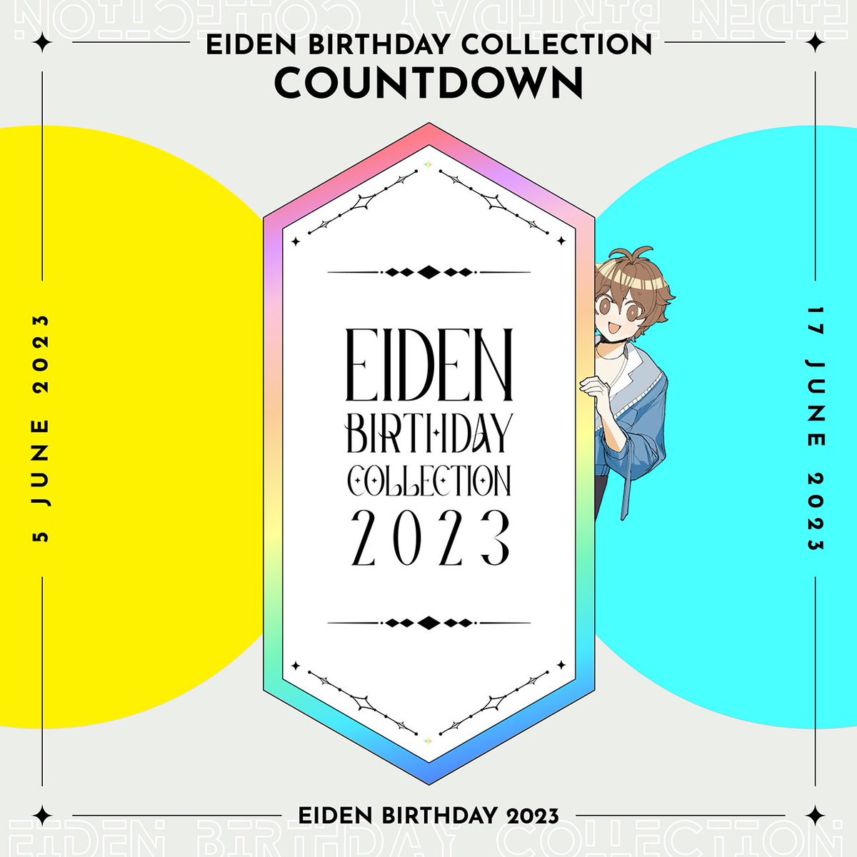 Eiden Birthday Collection Trailer! From 5 June 2023 I will start posting drawing of Eiden until his birthday on 17 June 2023! Hope you all enjoy the countdown together !