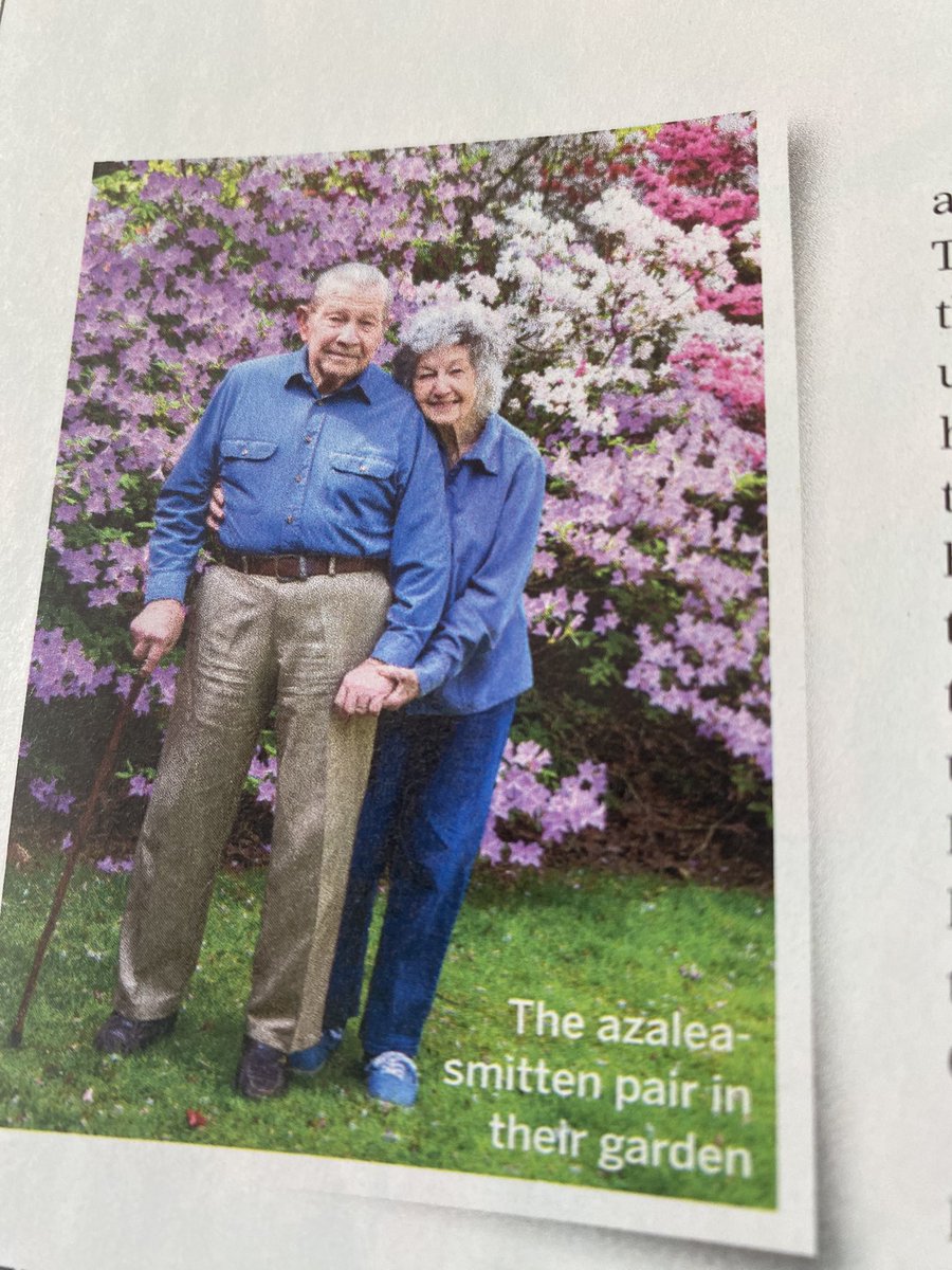 DrTraceyK's tweet photo. You all, tell me you were not tearing up reading about Helen &amp; Jerry Unruh &amp; their 1700 azaleas 🌺 in this month’s @Southern_Living ? ❤️🙏🏽🌺🇺🇸💐such long term vision &amp; passion for one another &amp; #azaleas.  #trueloveforever https://t.co/EIbUK3zlhm