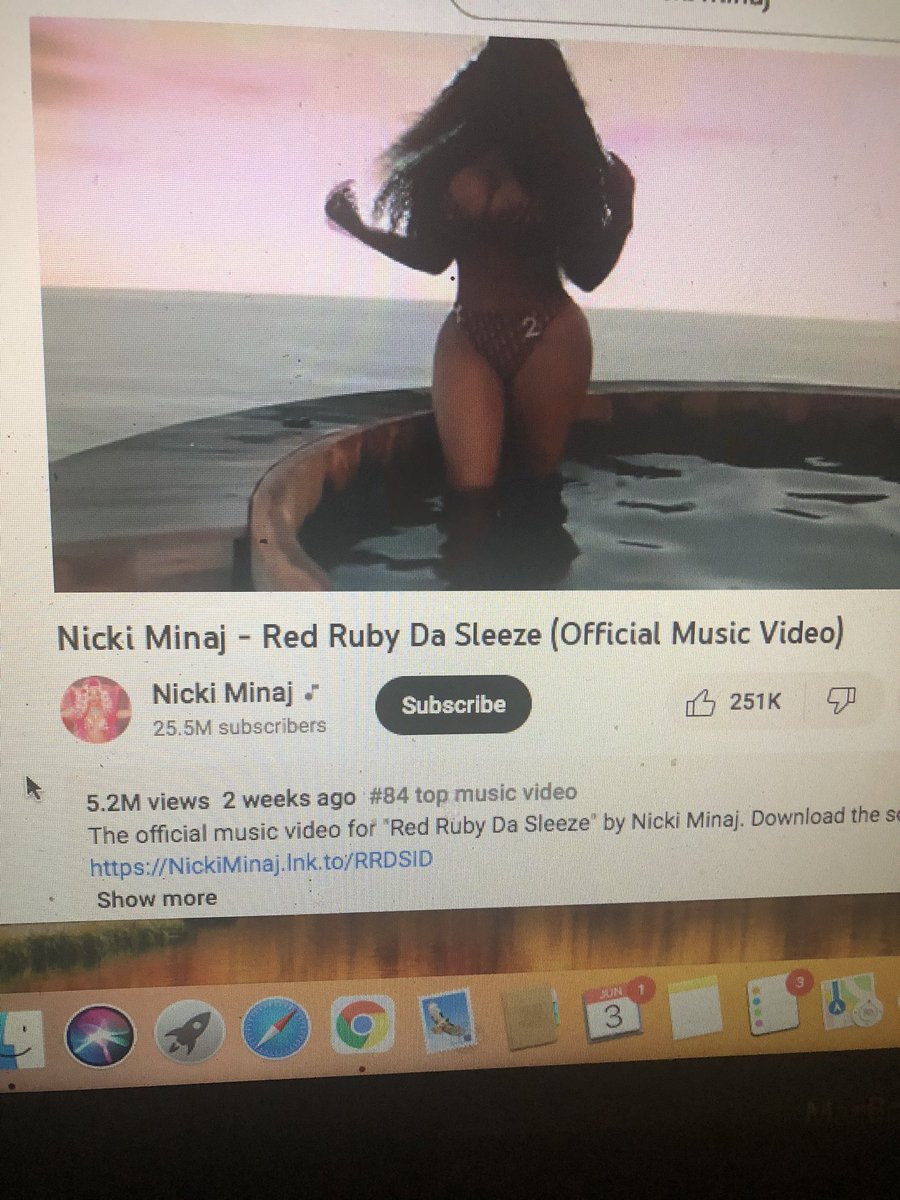 Southlanickifan's tweet photo. My morning continues with streaming video with #NickiMinaj with the #Barbz #RedRubyVideo #PoundTown2 #princessdianaremix https://t.co/Lop6ZxwaeQ