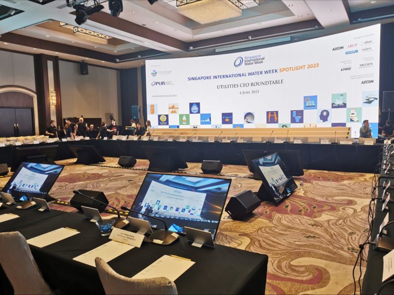 🌊💦 We are all set for #SIWWSpotlight2023!💧

Tomorrow afternoon, we welcome 5️⃣5️⃣ water utilities and agencies to the inaugural Utilities CEO Roundtable, aimed at fostering open exchanges and sharing of experiences amongst utility peers, over two roundtable sessions.