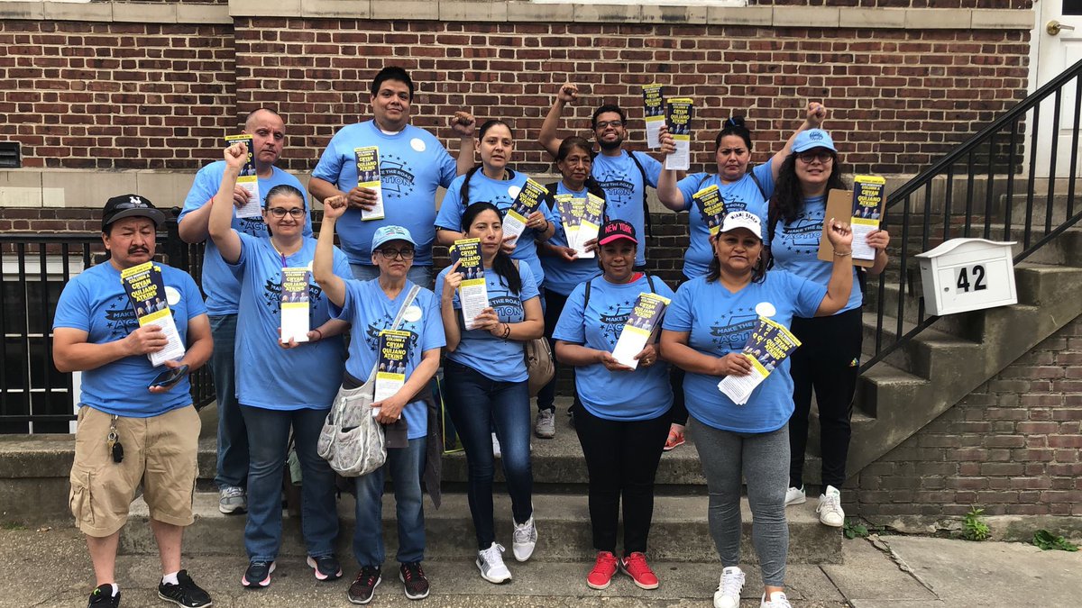 MakeRoadActNJ's tweet photo. 💪🏽We are in full #GOTV mode speaking with Latinx, BIPOC and new citizen voters to urge them to vote early. 

🗳️ Eligible voters can vote early today and Tomorrow. 

‼️And don’t forget Election Day is Tuesday June 6

Do you have a plan to vote?

👉🏾 https://t.co/lpxRbFZfYt https://t.co/kOwXglRkbV
