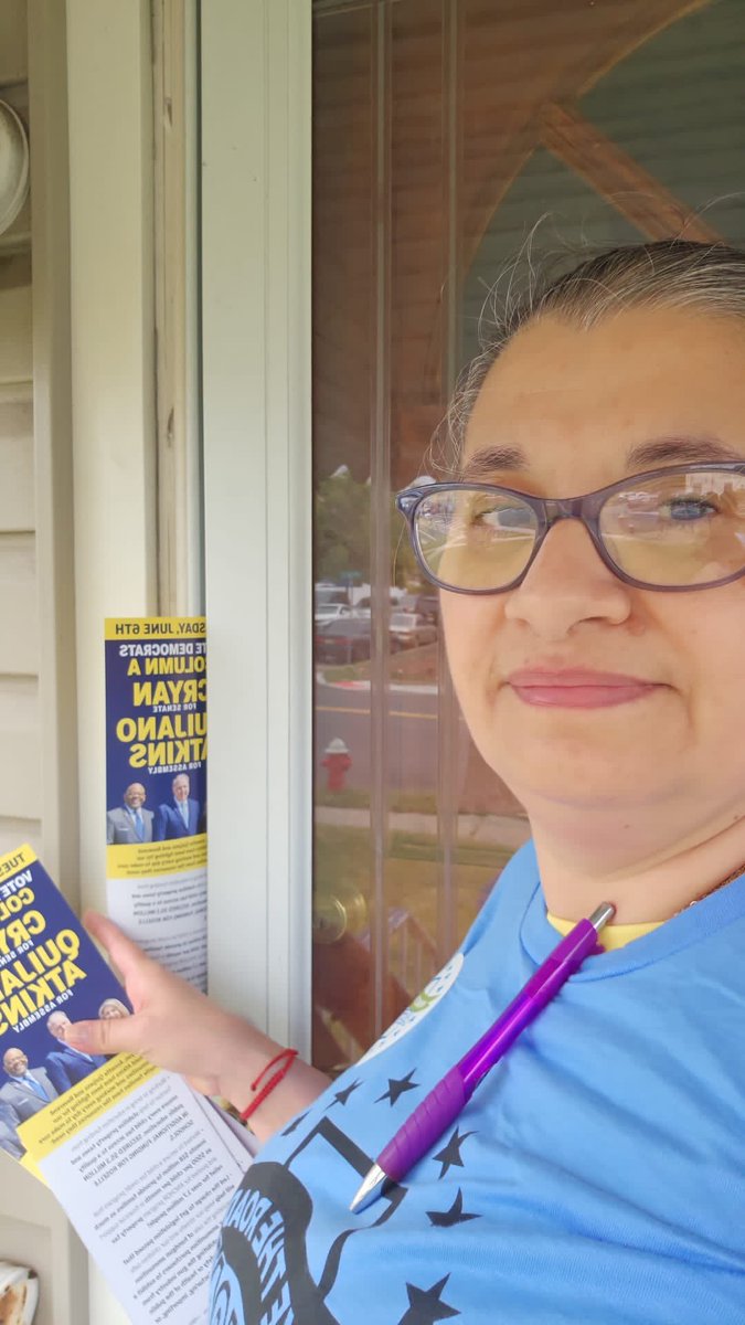 MakeRoadActNJ's tweet photo. 💪🏽We are in full #GOTV mode speaking with Latinx, BIPOC and new citizen voters to urge them to vote early. 

🗳️ Eligible voters can vote early today and Tomorrow. 

‼️And don’t forget Election Day is Tuesday June 6

Do you have a plan to vote?

👉🏾 https://t.co/lpxRbFZfYt https://t.co/kOwXglRkbV