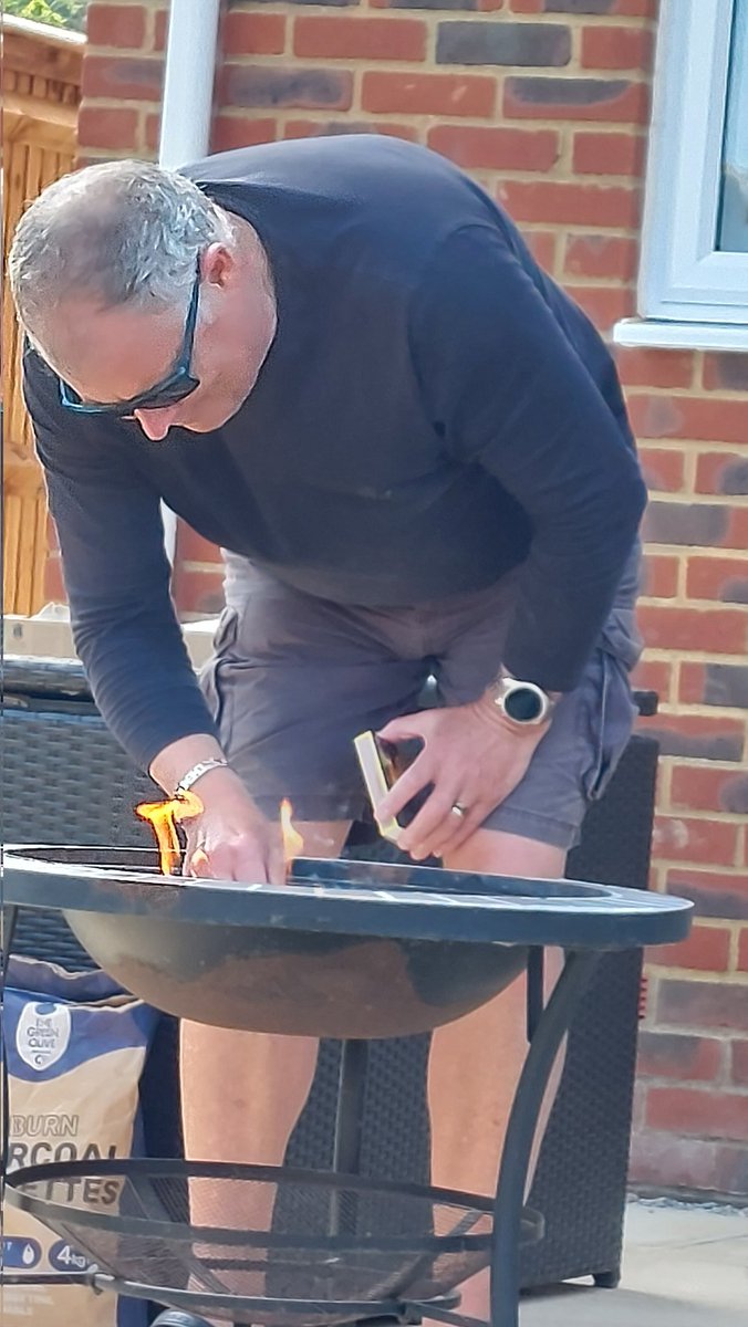 LivingtheLabli1's tweet photo. Mum and dad have spent the day digging up turf for new beds. I've been told to bugger off from sniffing new shrubbery BUT good news, dad has lighted firepit for sossidgy baguettes.  Things are looking up friends ❤️❤️ https://t.co/7I3SV9w3HC
