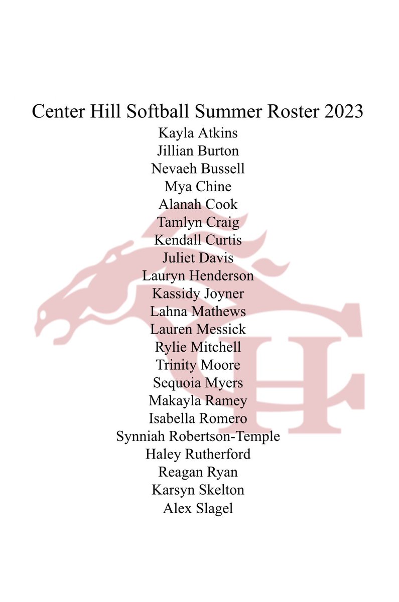 Congrats to our Summer Roster! 
#timetowork