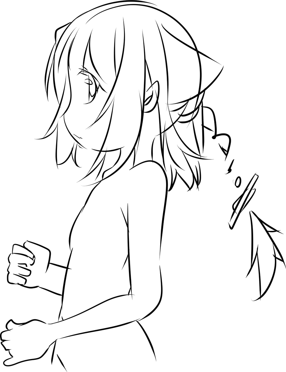 なんかデッサン的な話しててボーンとかアタリとってかいたらどうなるか試してみたよ!