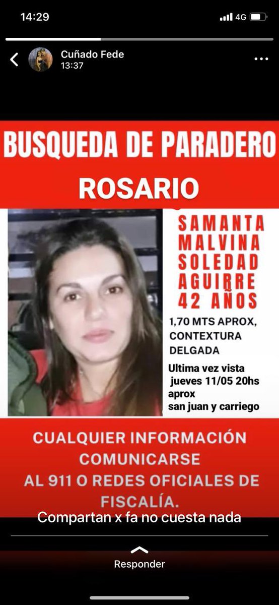 yanilatorre's tweet photo. Desaparecio hace 24 dias. Su familia esta desesperada. Por favor RT https://t.co/gqpfxEz4oD