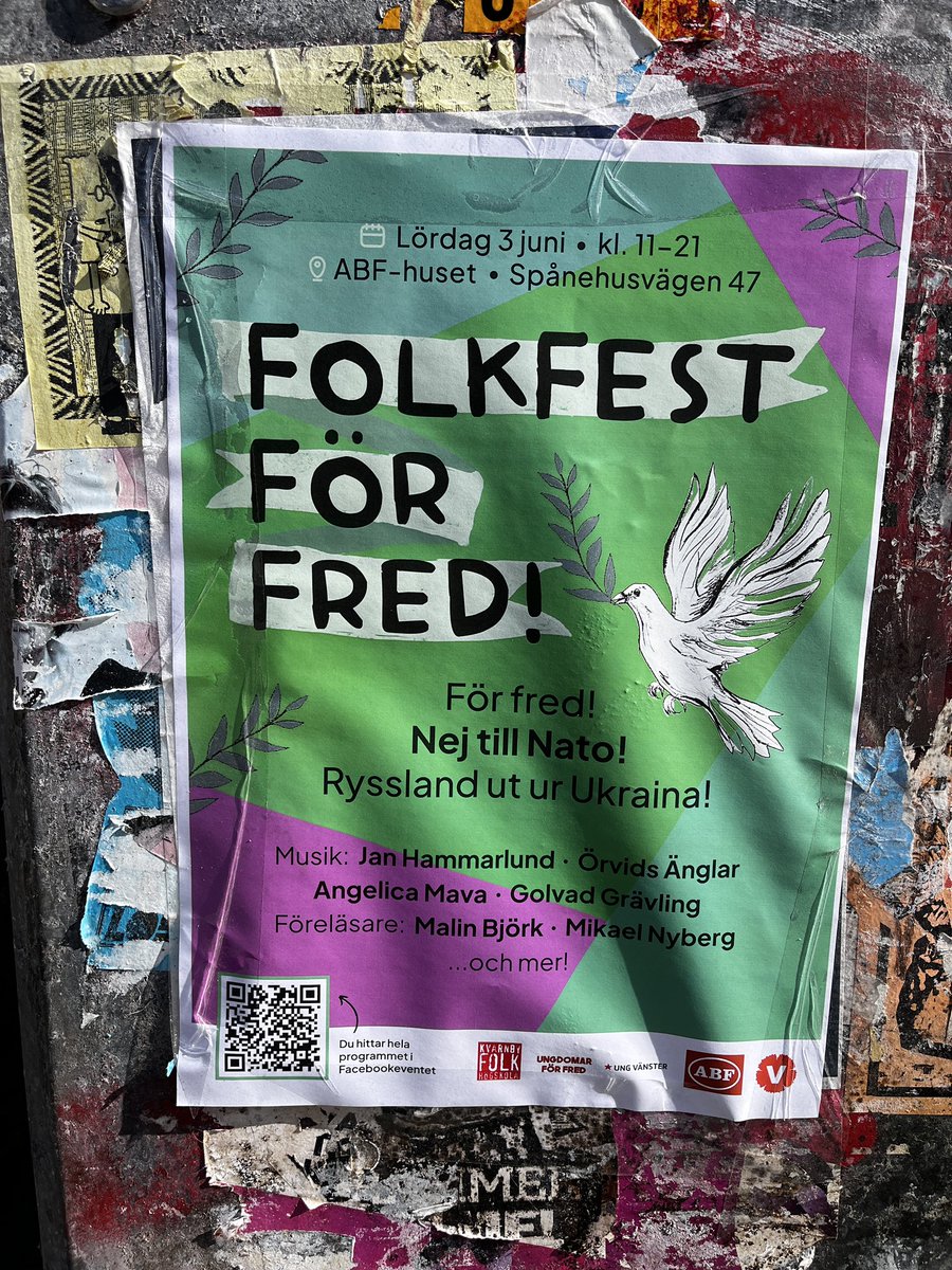 Otroligt lyckad festival just nu arrangerad av <a href="/malmovanstern/">Vänsterpartiet Malmö</a> och <a href="/ABFMalmo/">ABF Malmö</a> i Malmö. 

Jag hann lyssna på duktiga <a href="/82AndersPersson/">Anders Persson</a> och hej till grymma <a href="/ShoraEs/">Shora Esmailian</a> 

Programmet fortsätter med musik till 21:00 ikväll!

abf.se/malmo/folkfest…